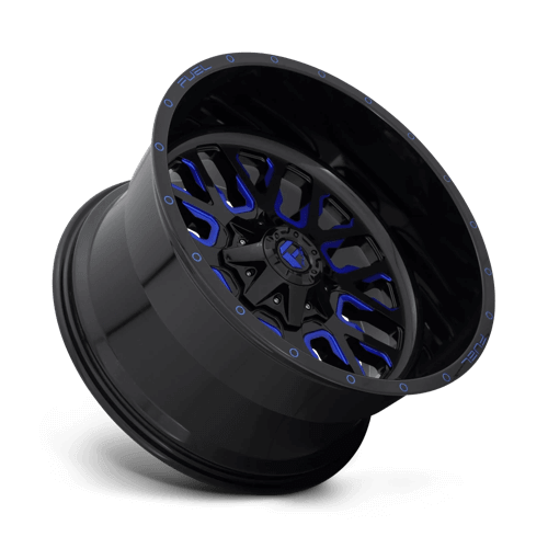 FUEL D645 STROKE Gloss Black Blue Tinted Clear