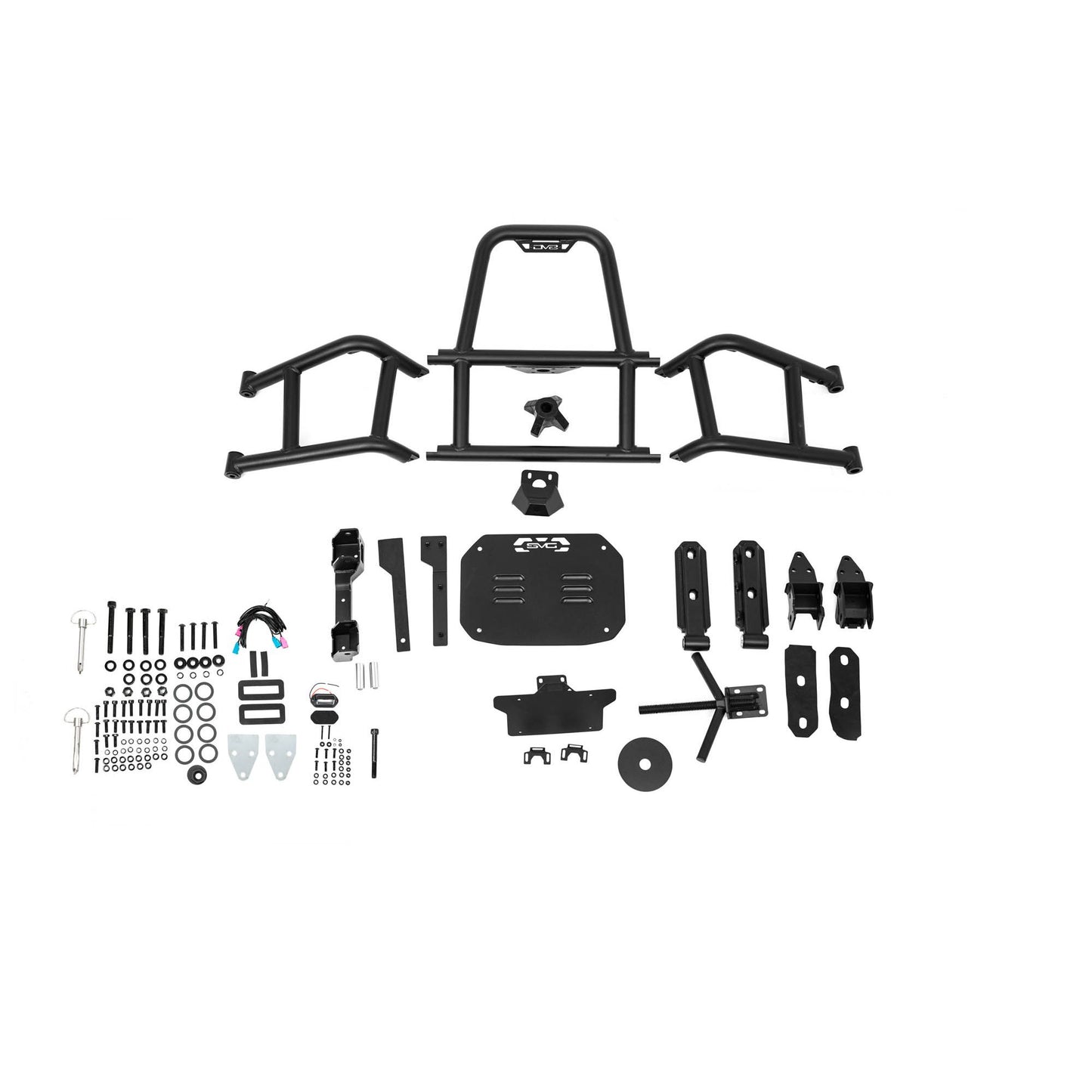 DV8 OFF-ROAD | 2018 2025 Jeep Wrangler JL Body Mounted Tire Carrier | TCJL-14