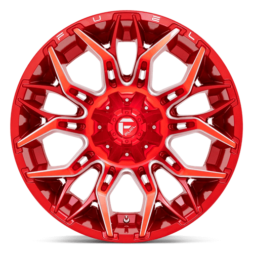 FUEL D771 TWITCH Candy Red Milled