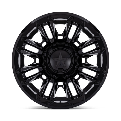 XD XD870 BOMBER Matte Black W/ G-Blk Ring - stylish off-road wheel with durable construction.