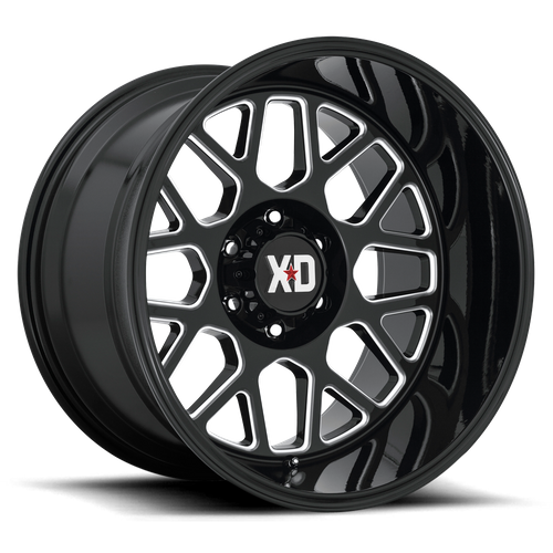 XD XD849 GRENADE II Gloss Black Milled wheel