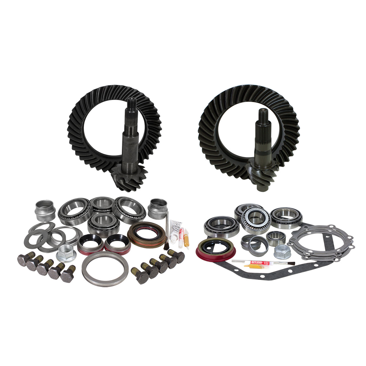 Yukon Gear & Axle Gear & Install Kit Reverse Rotation Dana 60 & 89-98 GM 14T 4.88 Thick D60 Rev/GM 10.5 Inch 14T product