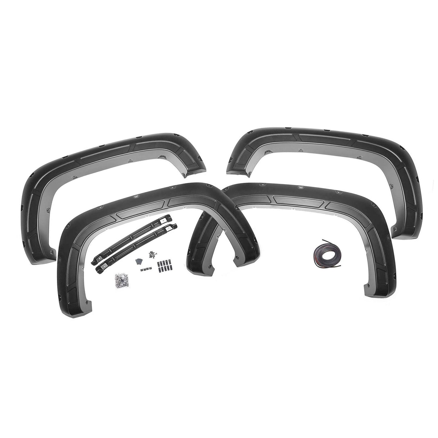 ROUGH COUNTRY Fender Flares | Sport | GXN Deep Bronze | Chevy Silverado 2500 HD/3500 HD (20-25) | S-C12215-GXN
