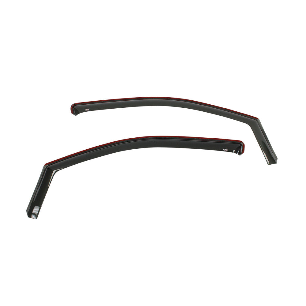 Westin Matte In-Channel Wind Deflector 4pc 2015-2020 Chevy/GMC Colorado/Canyon Crew Cab Matte