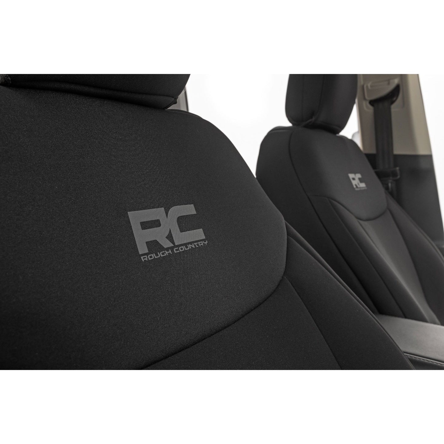 ROUGH COUNTRY Seat Covers | FR & RR W/O Armrest | Crew Cab | Ford Maverick 2WD/4WD (22-25) | 91066