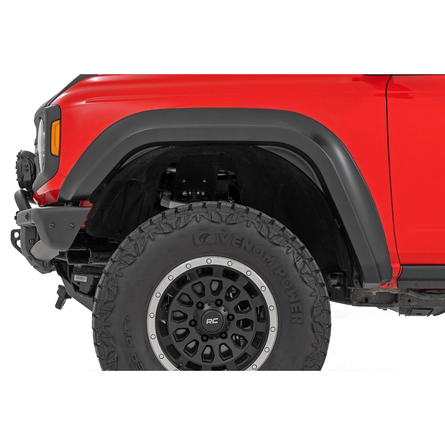 ROUGH COUNTRY Fender Flares | E7 Velocity Blue | Ford Bronco 4WD (2021-2025) | O-F12124-E7