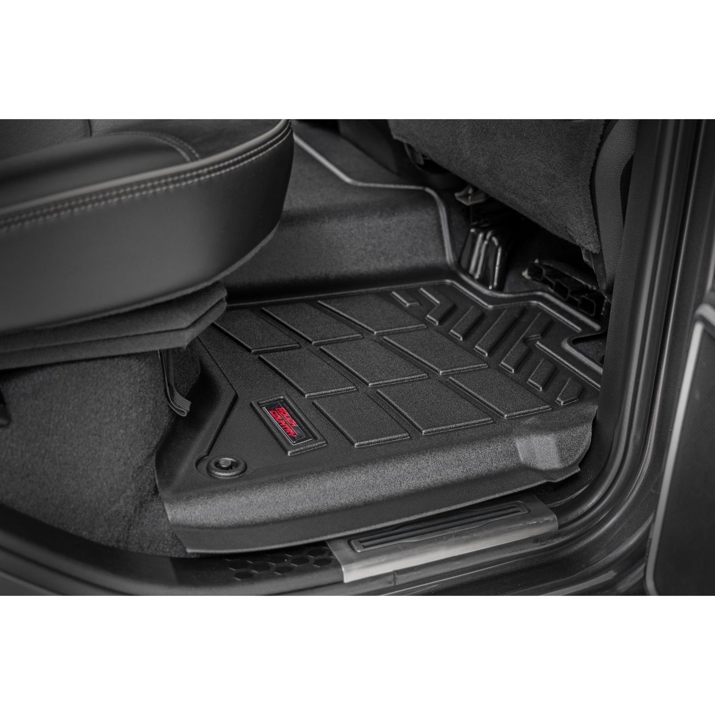 ROUGH COUNTRY Sure-Fit Floor Mats | Front & Rear | Crew | Ram 2500 (19-26)/3500 (19-25) | SM31430