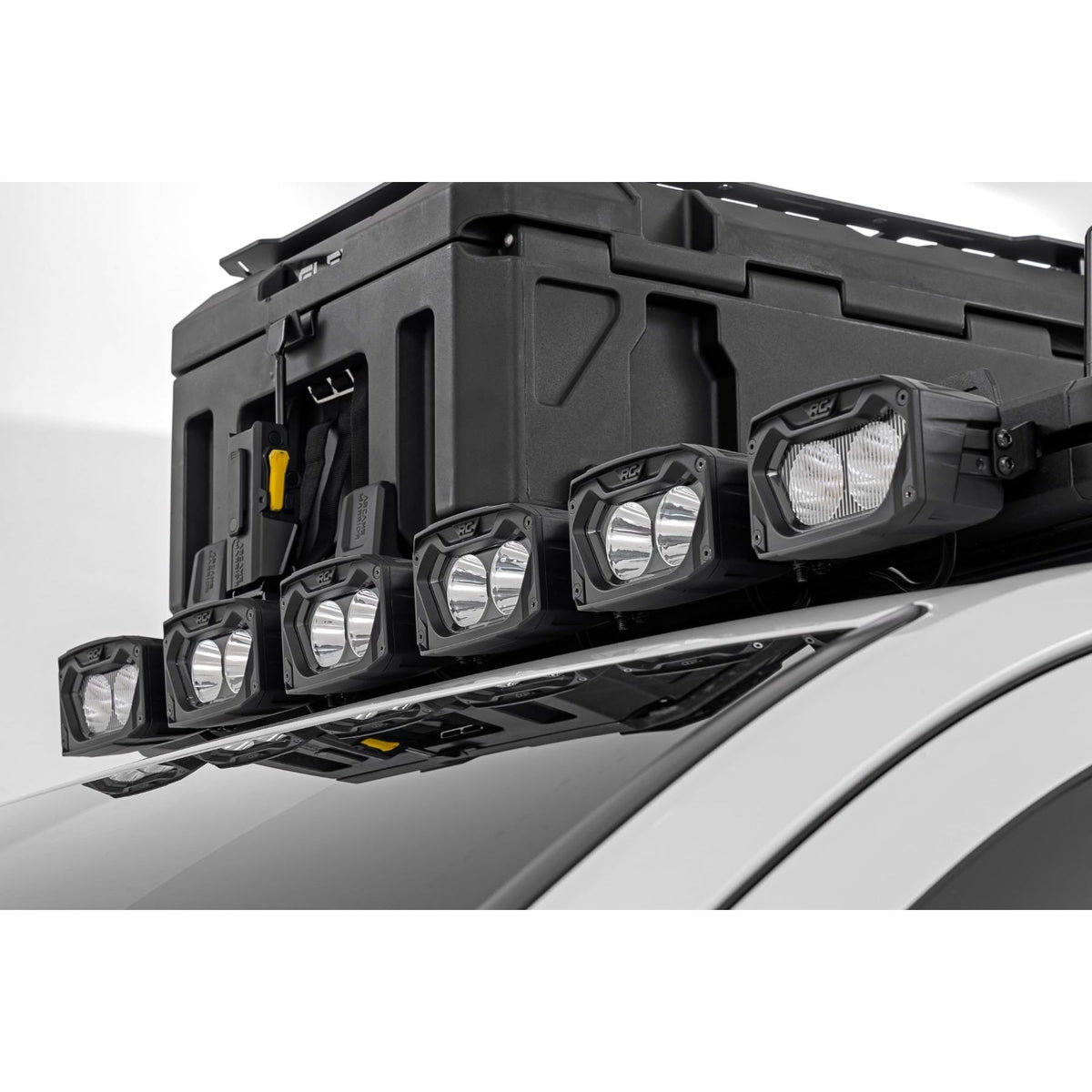 ROUGH COUNTRY RCS70117 70117 5" Light Pods White/Amber DRL Spot Pair