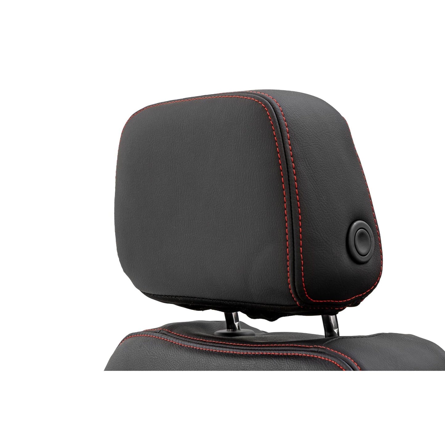 ROUGH COUNTRY | Leather Seat Covers FR Bucket RR 60/40 Chevy/GMC Sierra 1500 (19-26)/Silverado 1500 (19-26) | 91071L