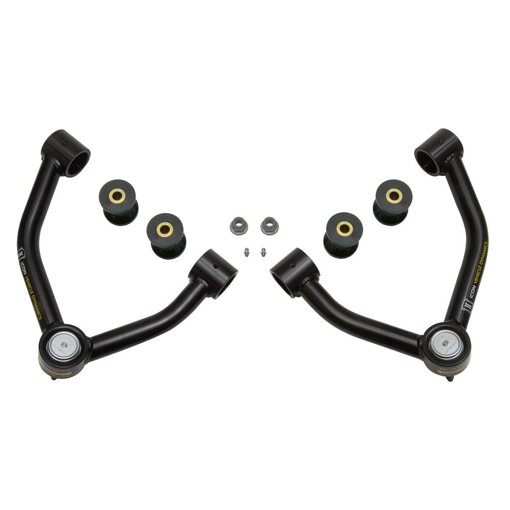 ICON 78650DJ 2015-2022 Chevrolet Colorado/GMC Canyon, Tubular Upper Control Arm Kit w/Delta Joint
