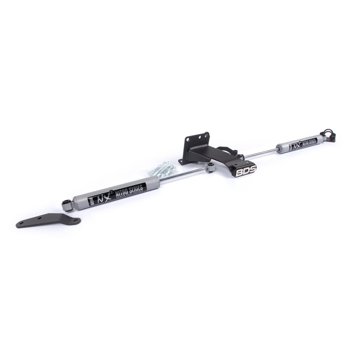 BDS | Dual Steering Stabilizer Kit w/ NX2 Shocks | Ram 2500 (2014–2018) and 3500 (2013–2018) 4WD | BDS2015DH — product image 2