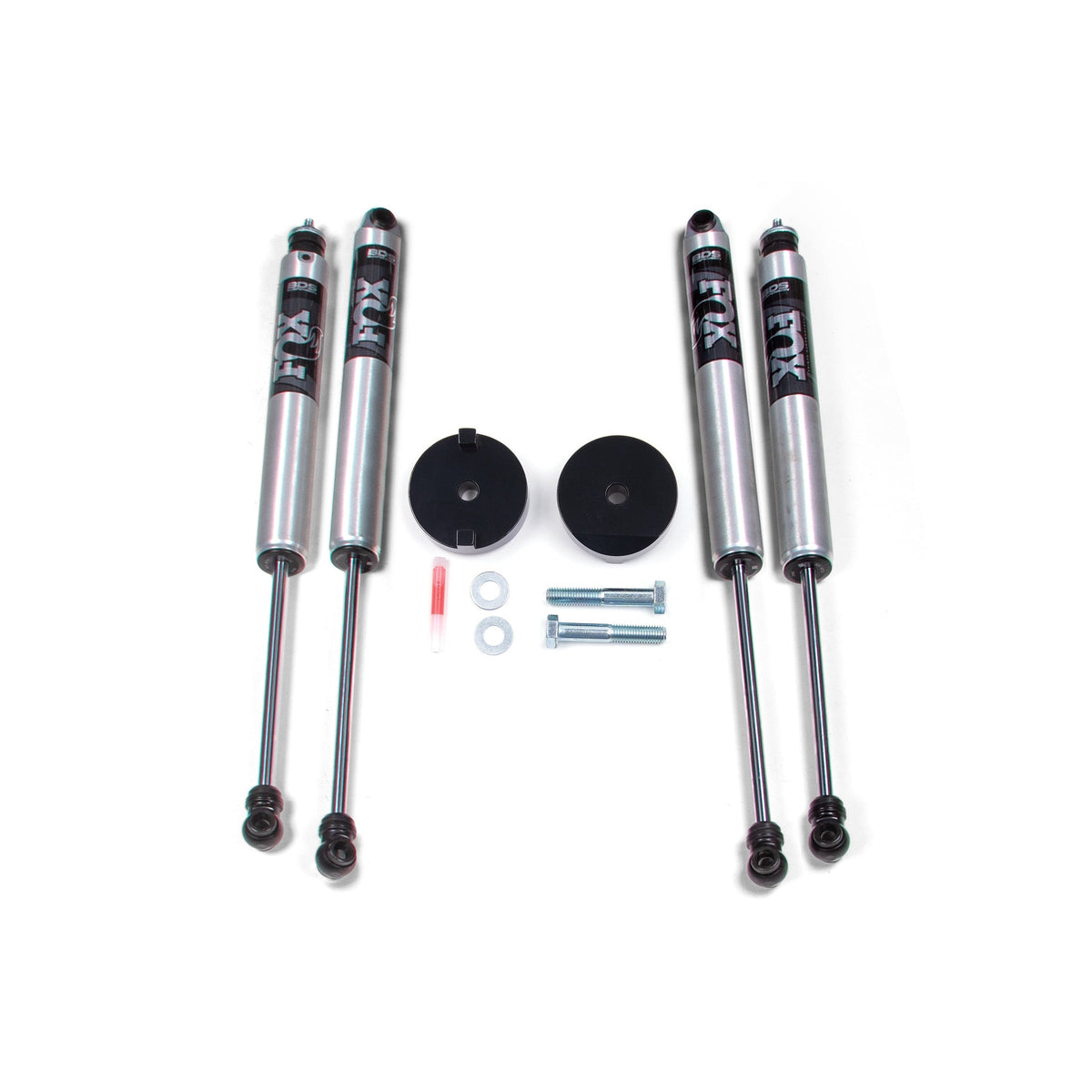 BDS 2-inch leveling kit 2005–2016 Ford F250/F350 4WD — FOX 2.0 Performance Series — BDS326FS