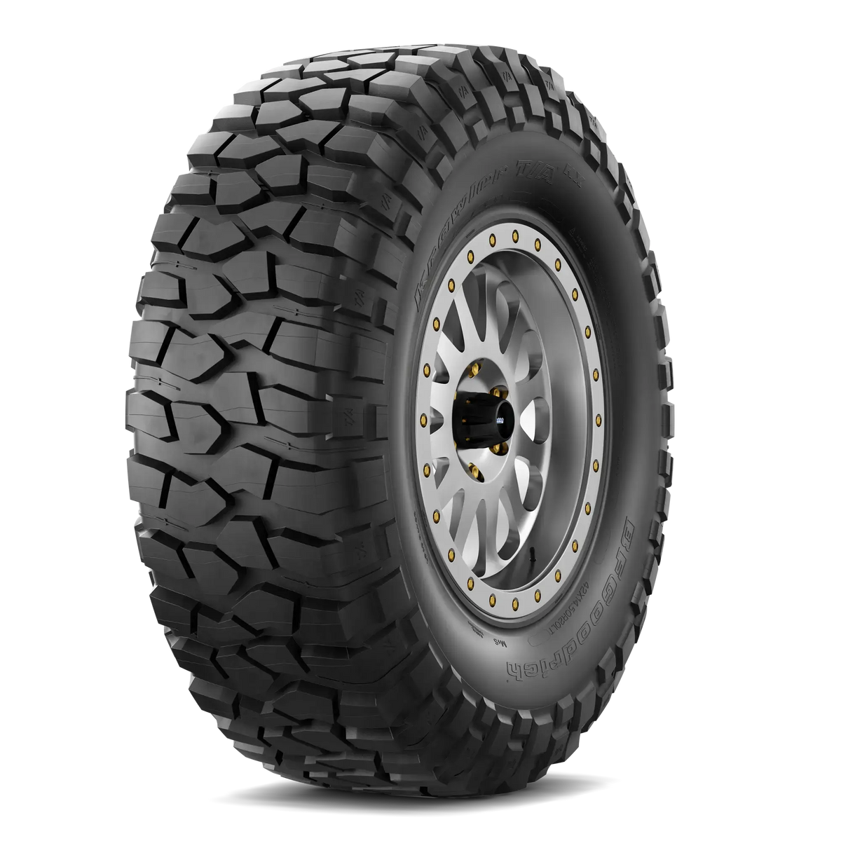 BFGoodrich Krawler T/A KX tire showing tread and sidewall — representative manufacturer image; selected size and sidewall may vary