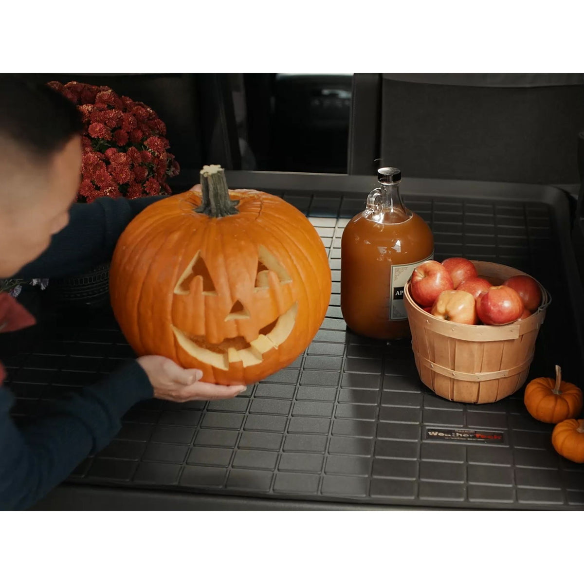 WeatherTech Cargo Liner representative image; shape and coverage vary
