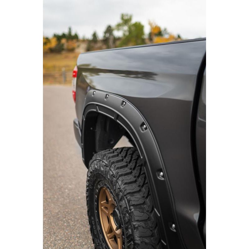 ROUGH COUNTRY Fender Flares | Defender | 1G3 Magnetic Grey | Toyota Tundra 2WD/4WD (14-21) | A-T11411-1G3