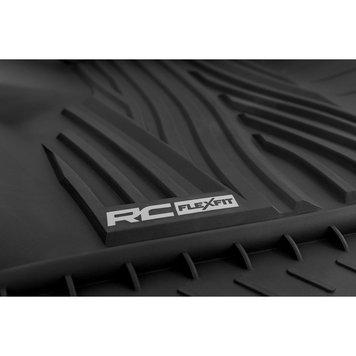 ROUGH COUNTRY Flex-Fit Floor Mats | Front | Ford F-150 (15-25)/F-150 Lightning (22-25)/Raptor (17-25) | FF-5151