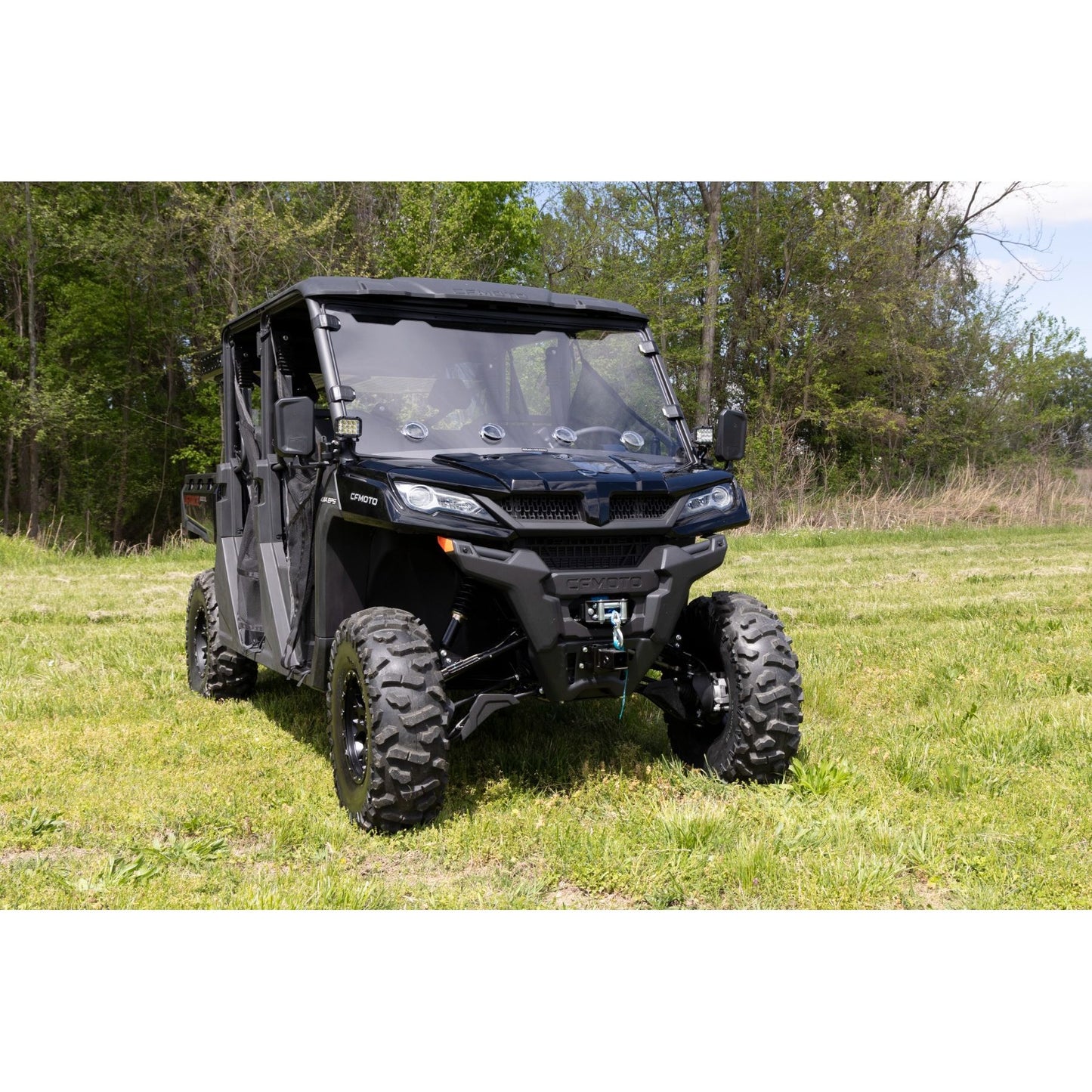 ROUGH COUNTRY LED Light Kit | Cage Mount | 2" Black Pair | White DRL | CFMOTO UFORCE 1000 | 96104