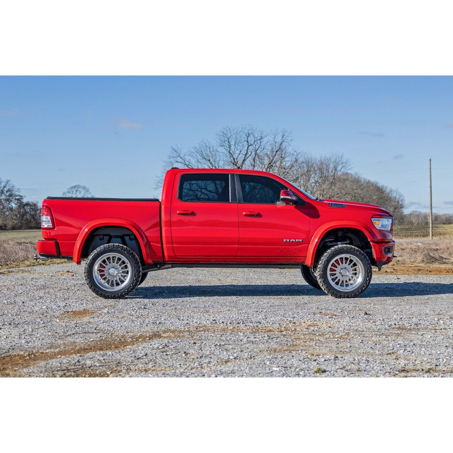 ROUGH COUNTRY Rear Wheel Well Liners | Ram 1500 2WD/4WD (2019-2025) | 4419A