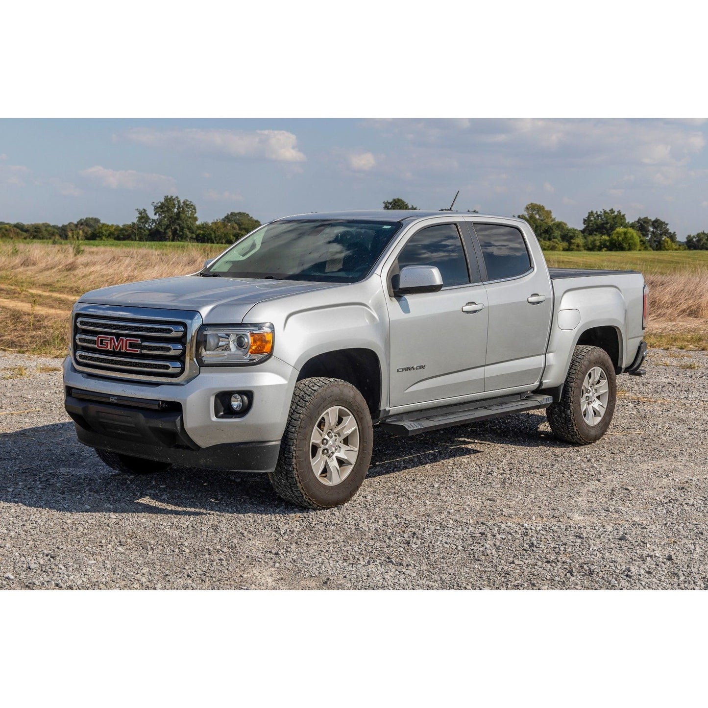 ROUGH COUNTRY | HD2 Aluminum Running Boards Crew Cab Chevy/GMC Canyon/Colorado (15-26) | SRB151977A