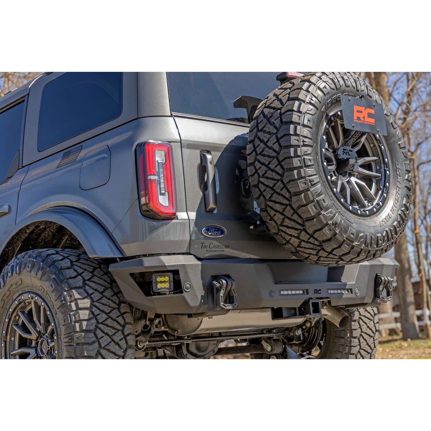ROUGH COUNTRY Rear Bumper | Ford Bronco 4WD (2021-2025) | 51090