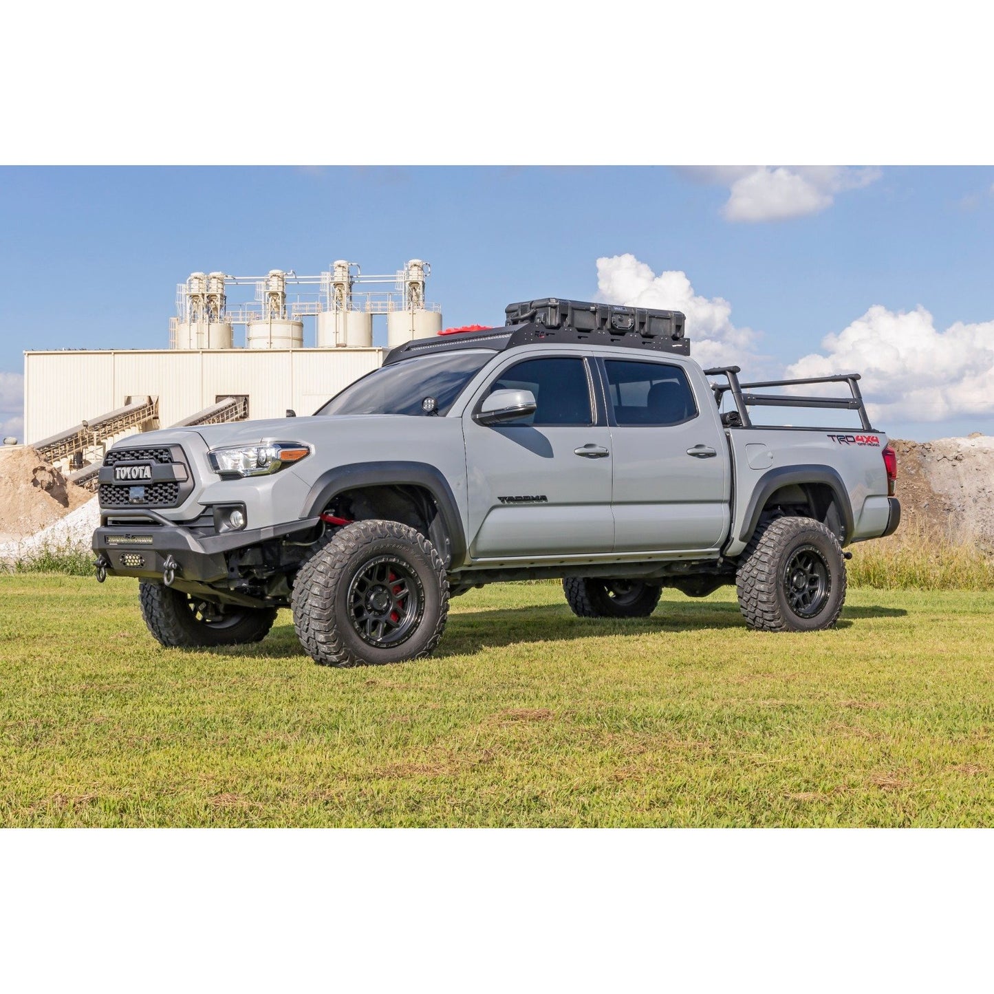 ROUGH COUNTRY Red Forged Upper Control Arms | 3.5" Of Lift | Toyota 4Runner (10-24)/Tacoma (05-23) | 74201ARED