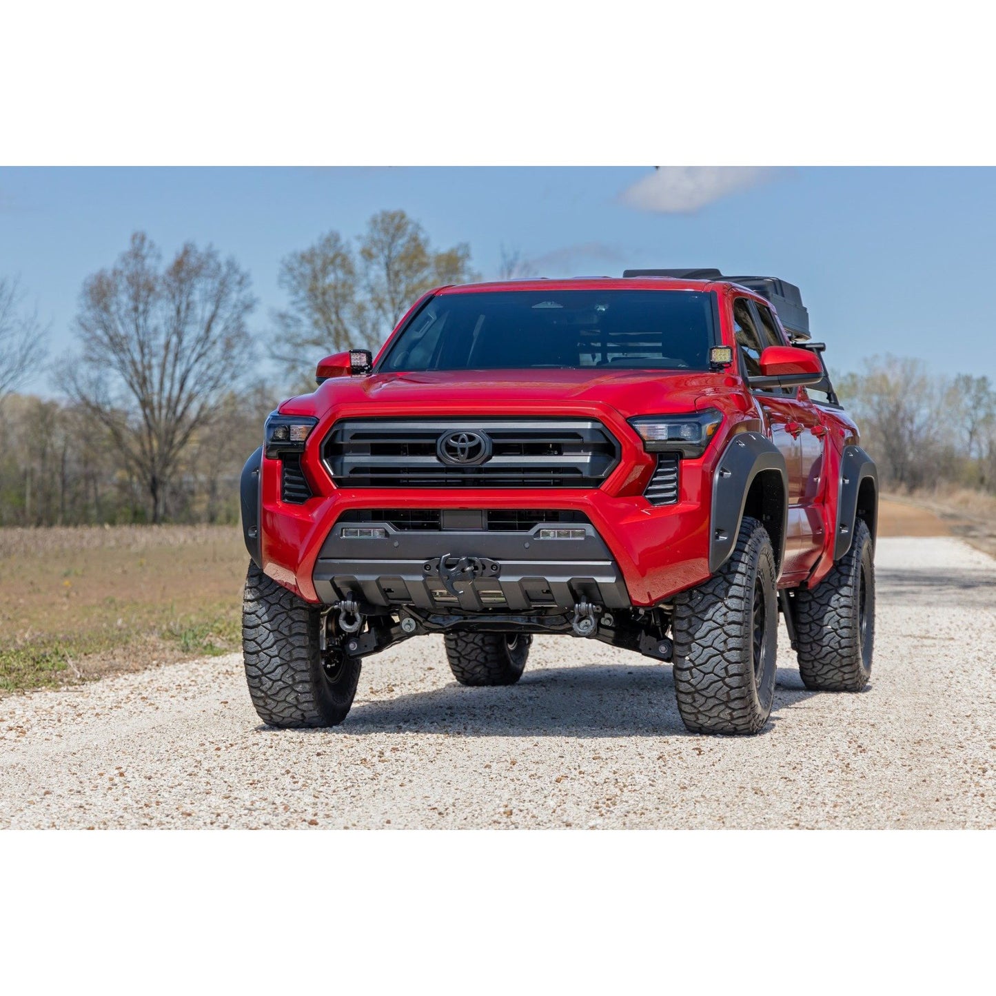 ROUGH COUNTRY LED Light Kit | Ditch Mount | 2" Black Pair | Spot | Toyota Tacoma (24-25) | 72101