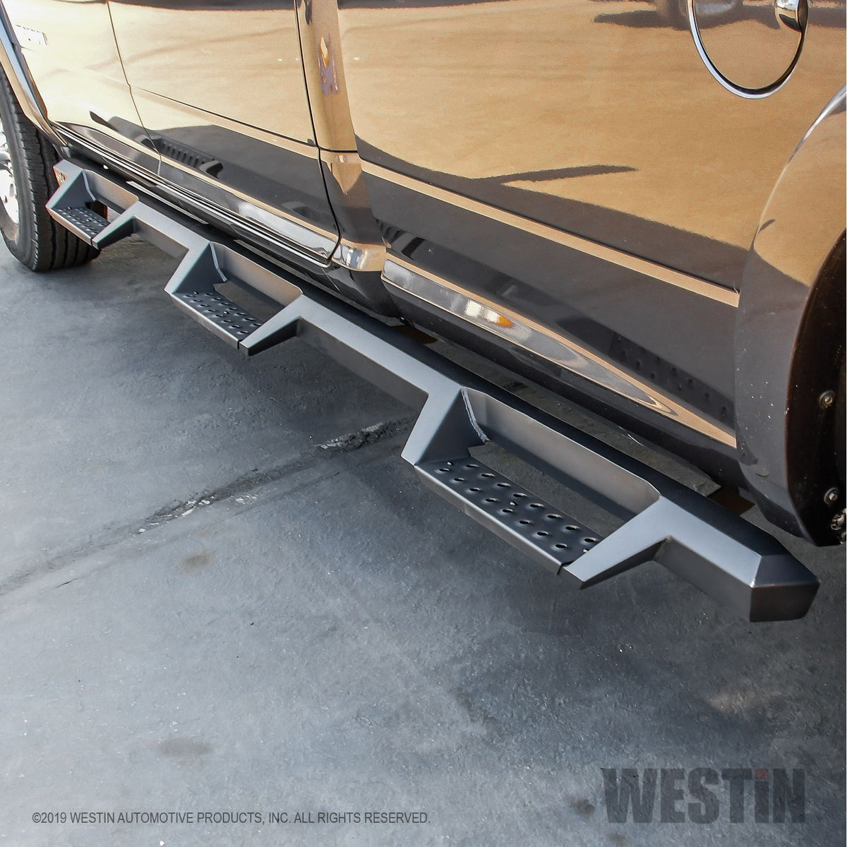 Westin HDX Drop Wheel-to-Wheel Nerf Steps 2019-2024 Ram 2500/3500 Crew Cab (8' Bed)