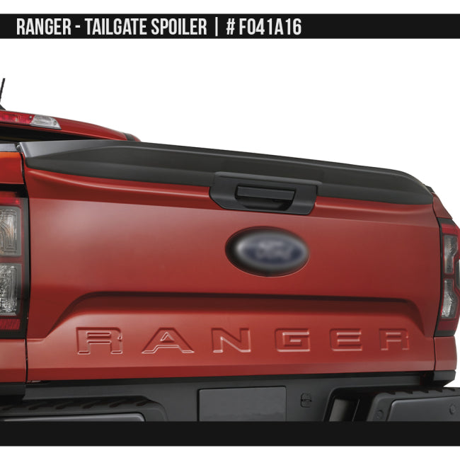 AIRDESIGN | Tailgate Spoiler Satin Black | 24–25 Ford Ranger | FO41A16