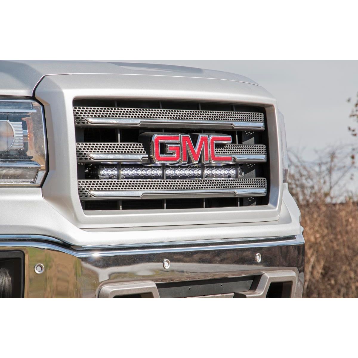 ROUGH COUNTRY LED Light Kit | Behind Grille Mount | 30" Chrome Single Row | Chevy/GMC 1500 (14-18 & Classic) | 70625