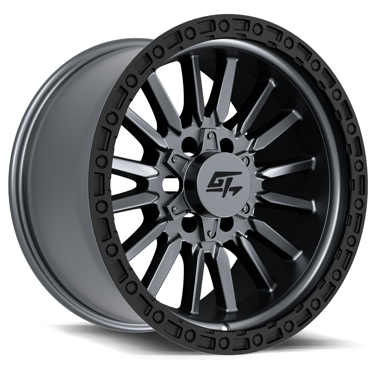 GT OFFROAD CHAMBER Black Ring / Matte Gunmetal Centre wheel