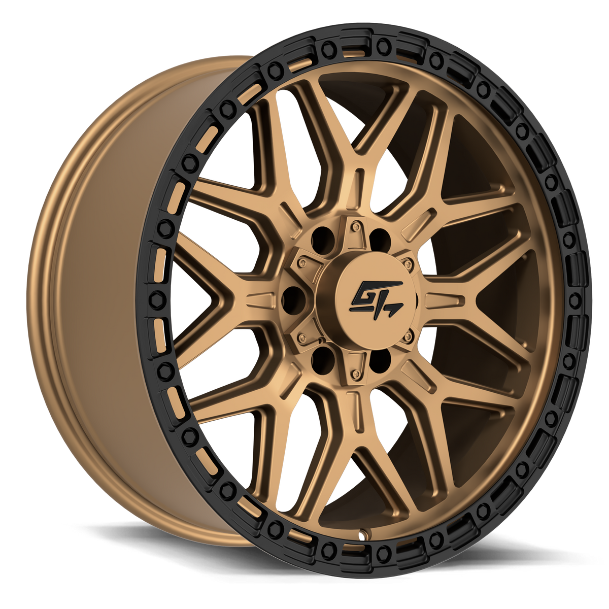 GT OFFROAD REVOLT Matte Bronze with Black Ring wheel
