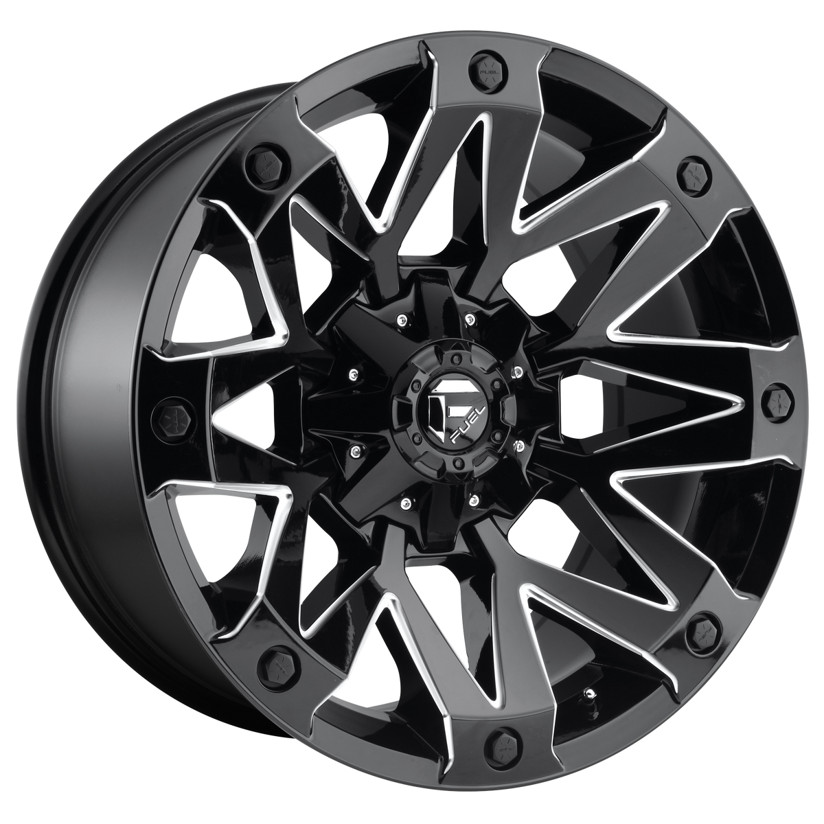 FUEL D555 AMBUSH Gloss Black Milled