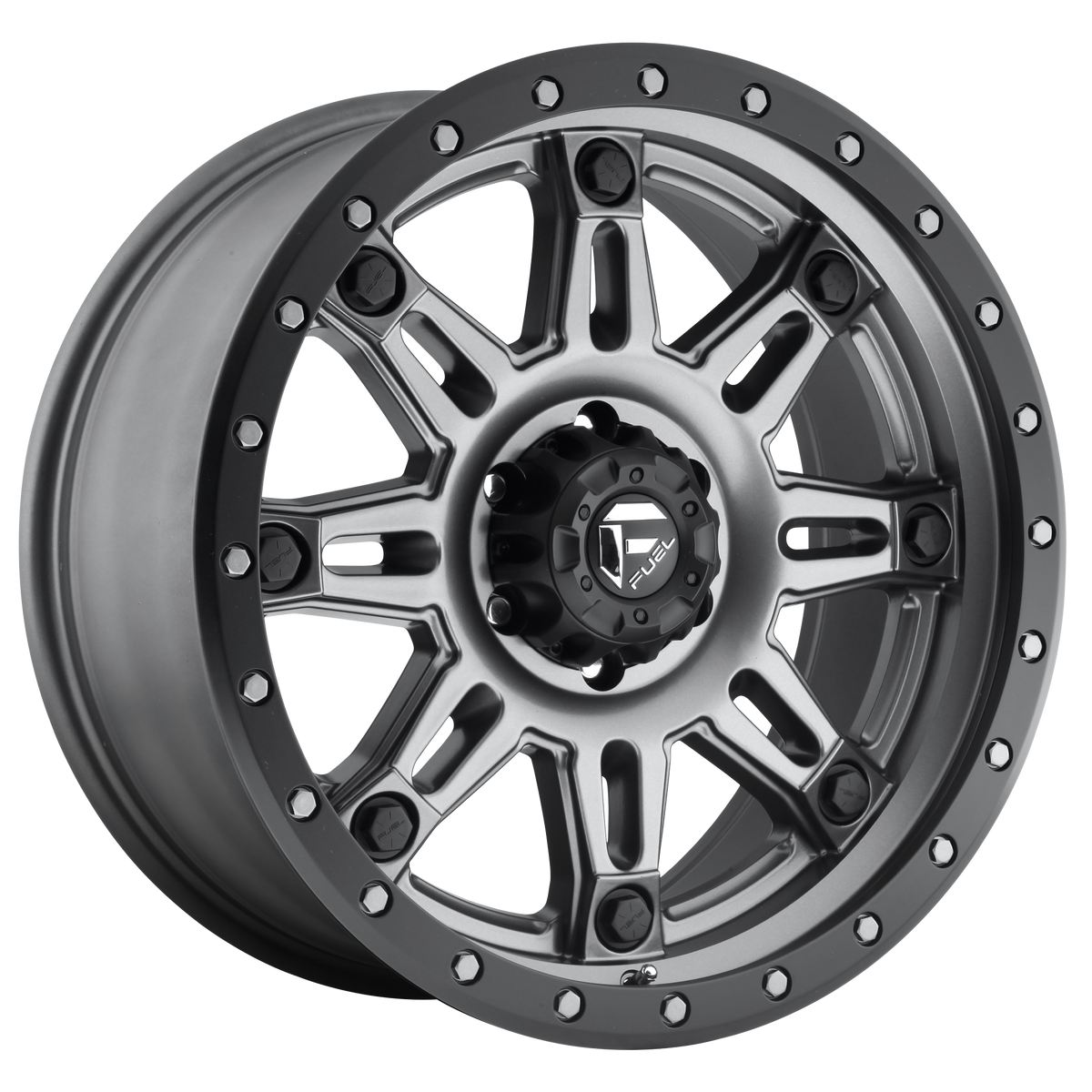 FUEL D568 HOSTAGE III Matte Gunmetal Black Bead Ring