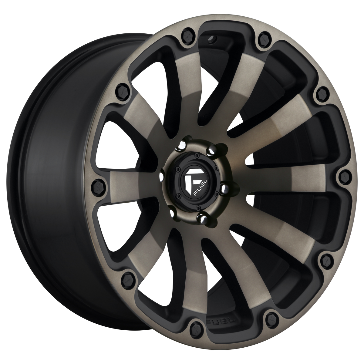 FUEL D636 DIESEL Matte Black Double Dark Tint