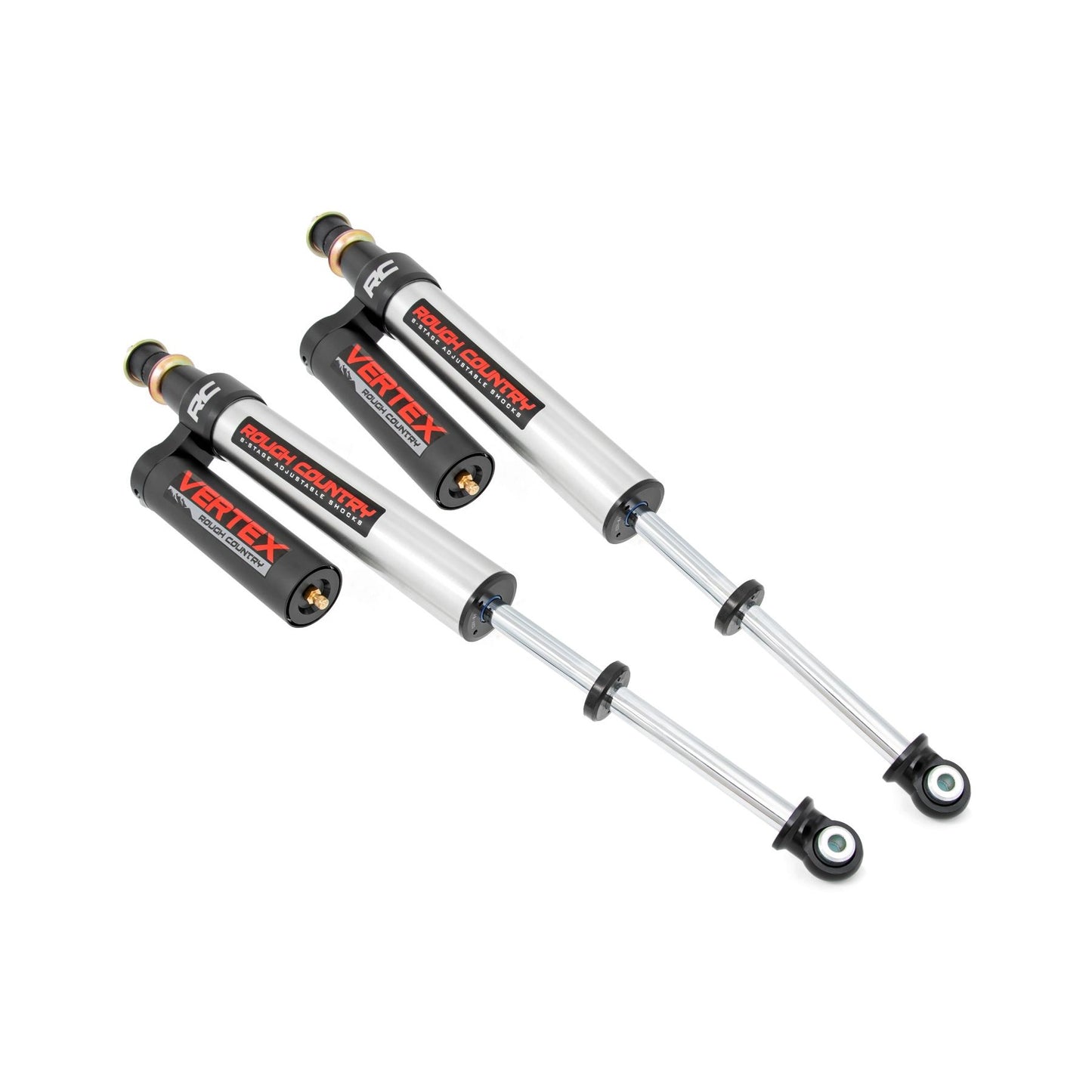 ROUGH COUNTRY Vertex 2.5 Adjustable Rear Shocks | 0-3.5" | Toyota Tundra 2WD/4WD (22-25) | 699049