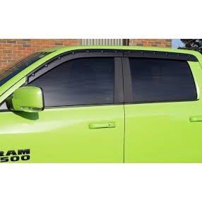 TOUGH GUARD | Dodge RAM 2500/3500 (2010-2019) Textured Tough Window Visors Crew Cab Only | TV6R09-CC