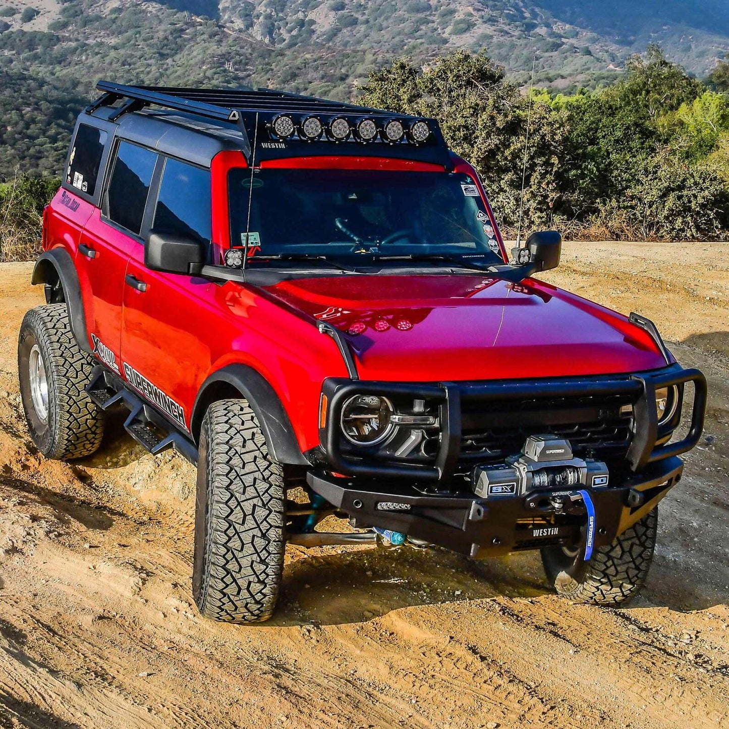 Westin Automotive | Ford Bronco 4 Door 2022-2026 Mesa Roof Rack Textured Black | 15-00015