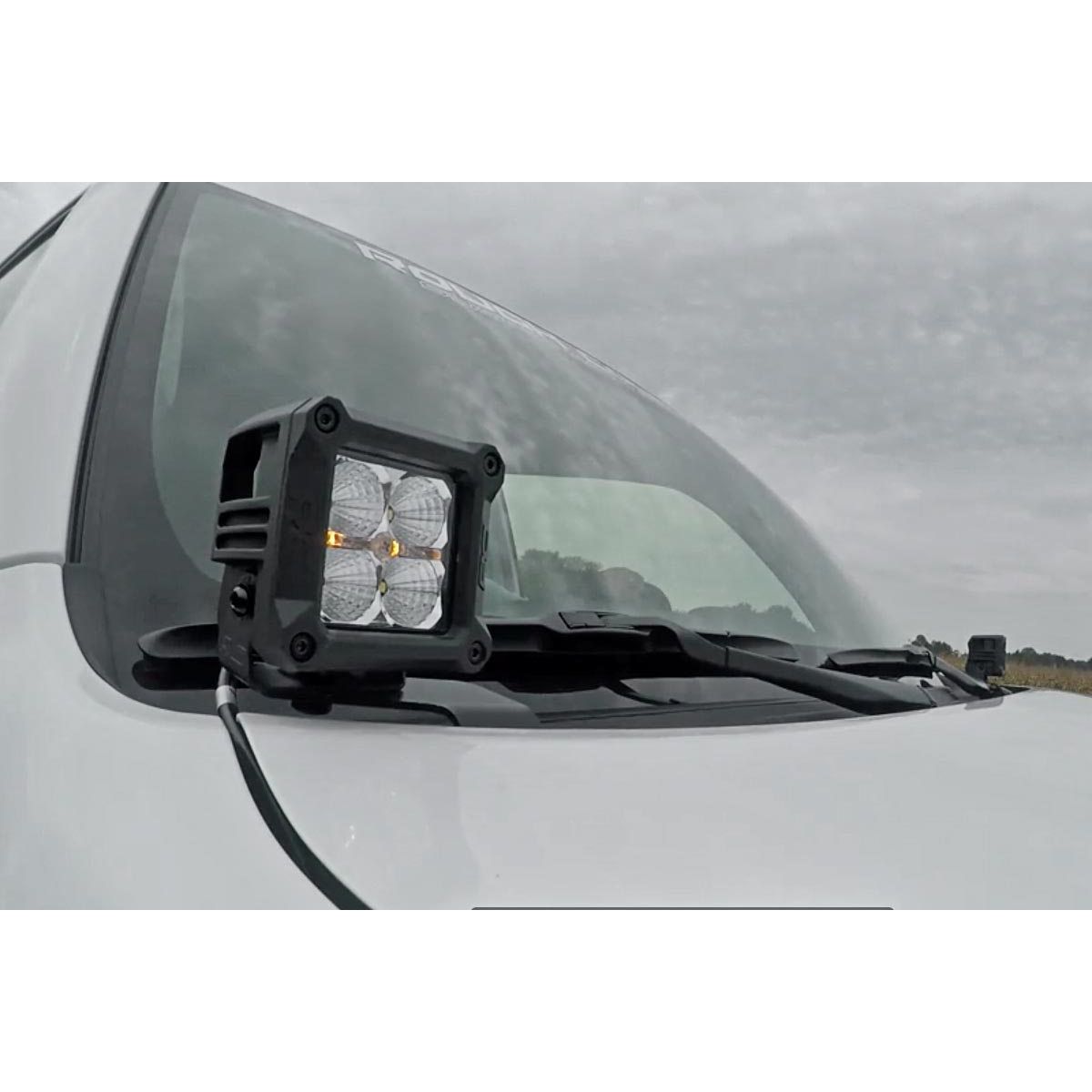 ROUGH COUNTRY LED Light Kit | Ditch Mount | 2" Black Pair | White DRL | Toyota 4Runner (10-24) | 70797
