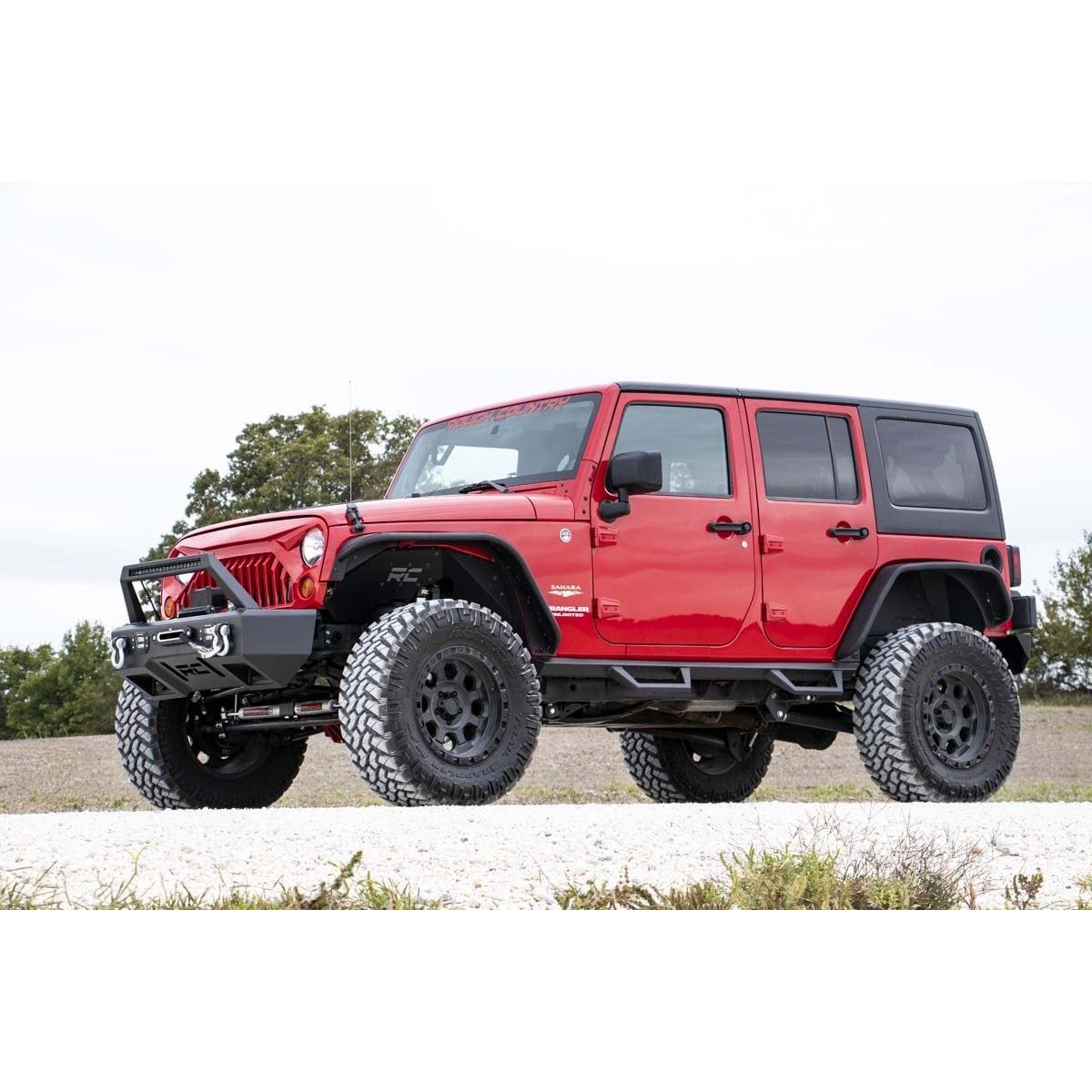 ROUGH COUNTRY 4 Inch Lift Kit | Long Arm | Jeep Wrangler Unlimited 2WD/4WD (2007-2011) | 78530A