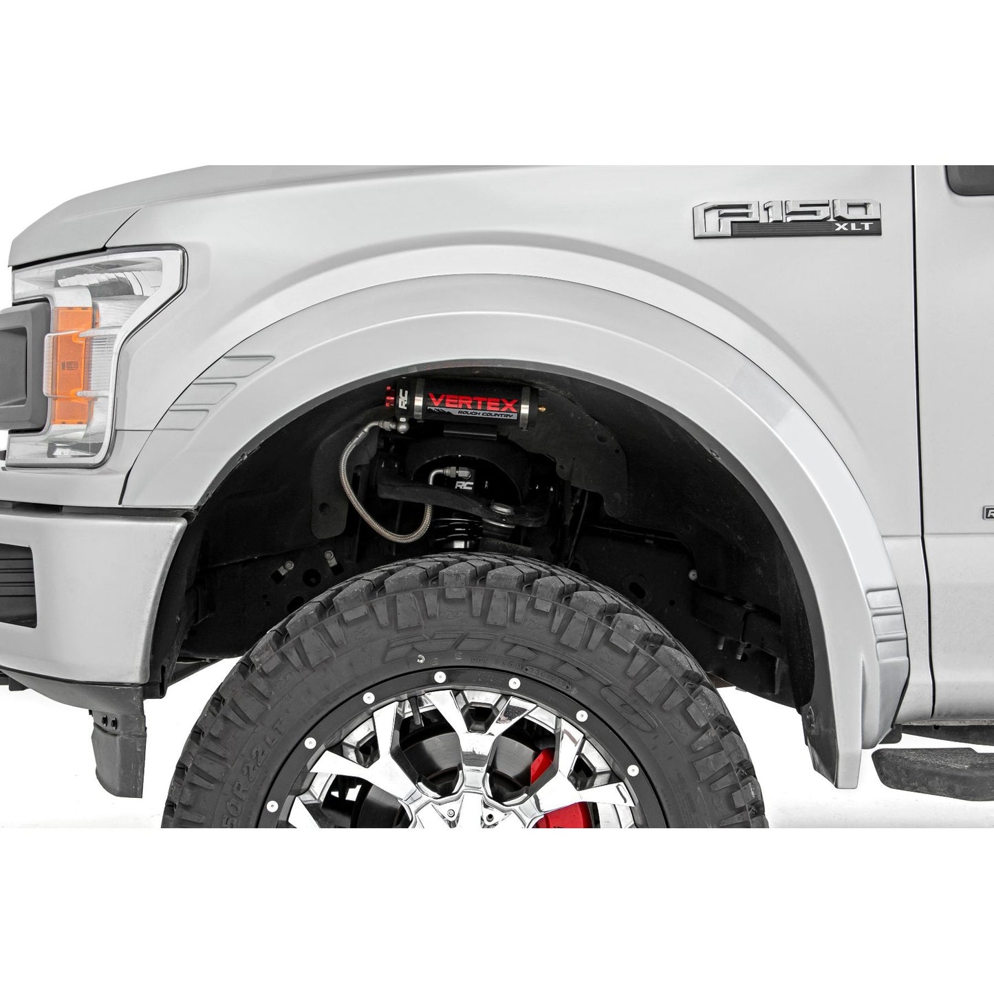 ROUGH COUNTRY Fender Flares | SF1 | PQ Race Red | Ford F-150 2WD/4WD (2018-2020) | F-F318201-PQ
