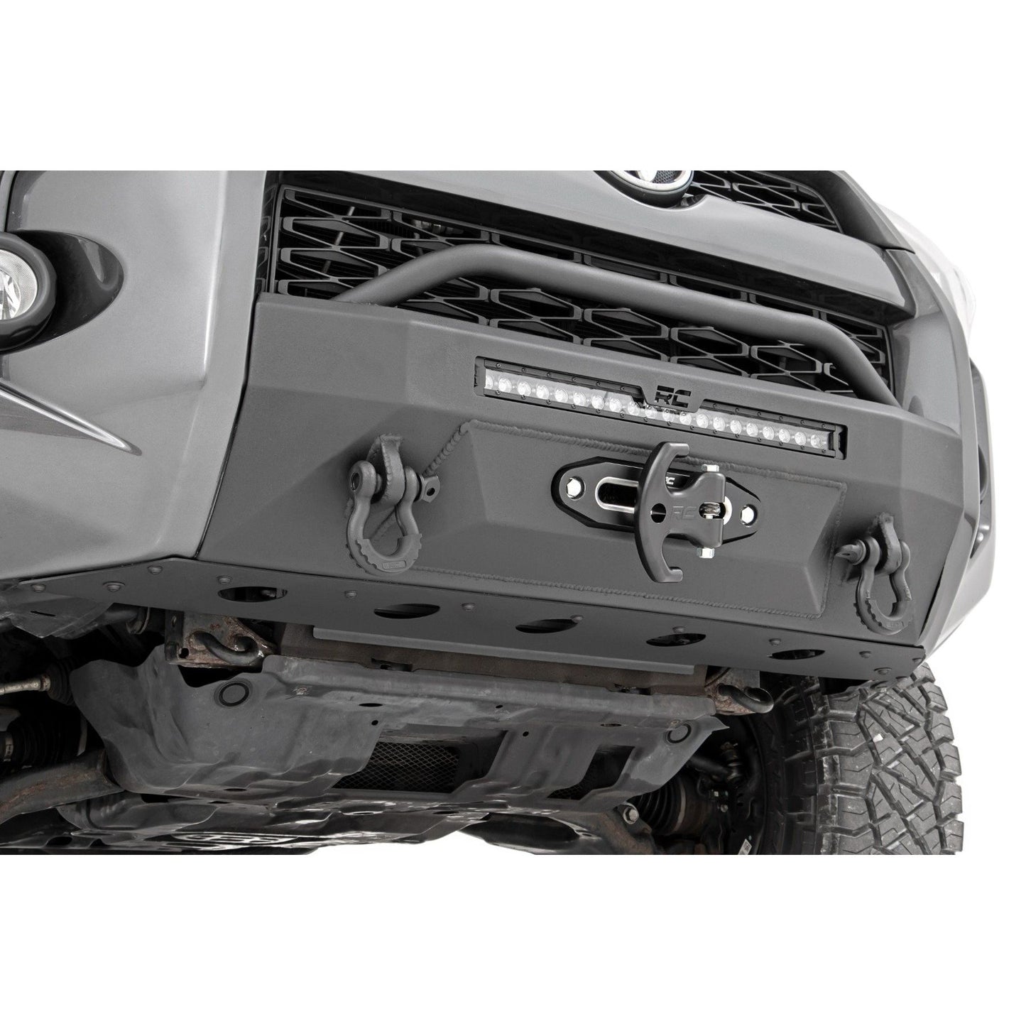 ROUGH COUNTRY Front Bumper | Hybrid | 20" Blk LED | Toyota 4Runner 2WD/4WD (2014-2024) | 10744
