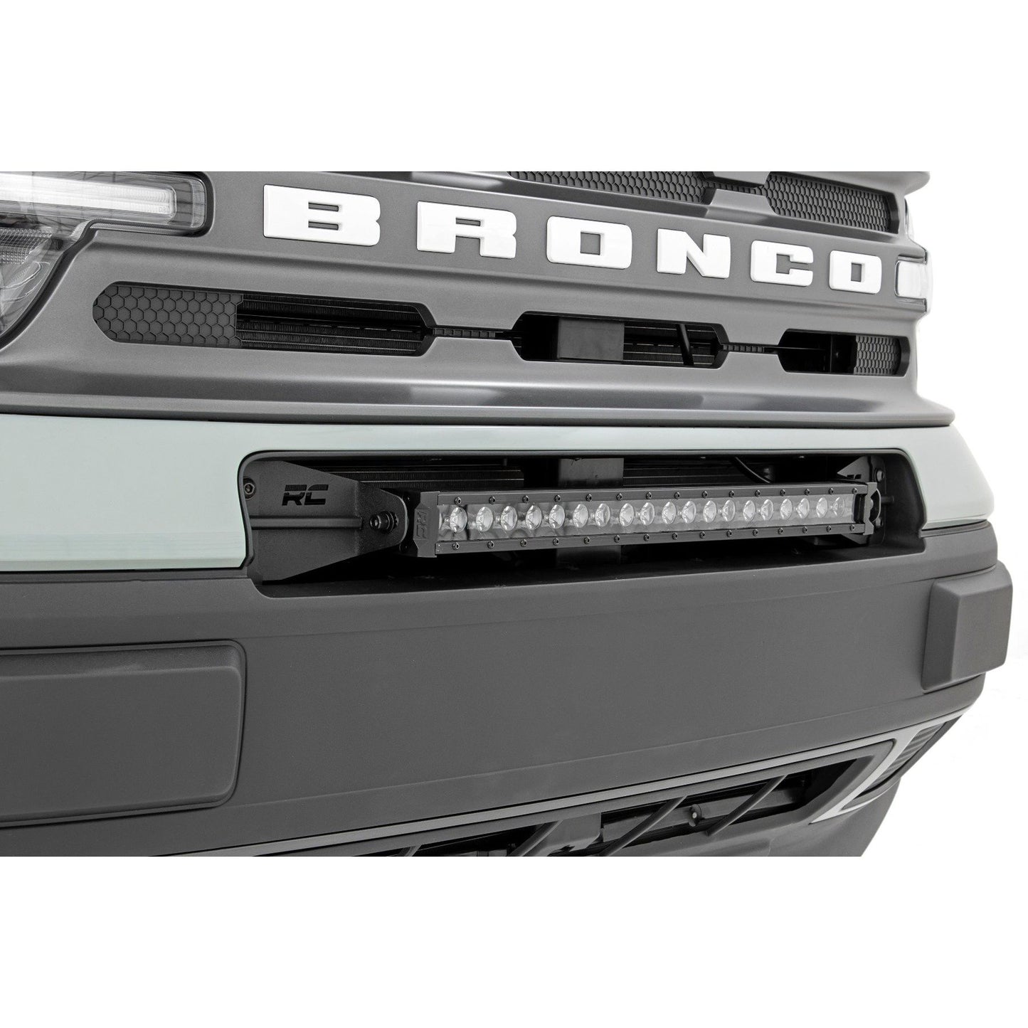 ROUGH COUNTRY 20 Inch Black Series LED Light Bar | Single Row | Amber DRL | 70720BLDRLA