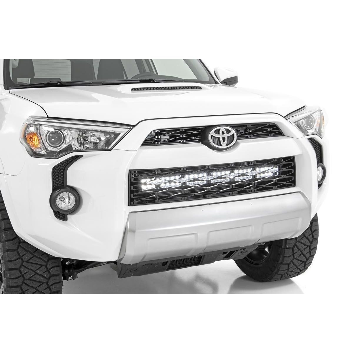 Rough Country LED Light Kit | Bumper Mount | 30" Black Dual Row | Toyota 4Runner (14-20) 70786