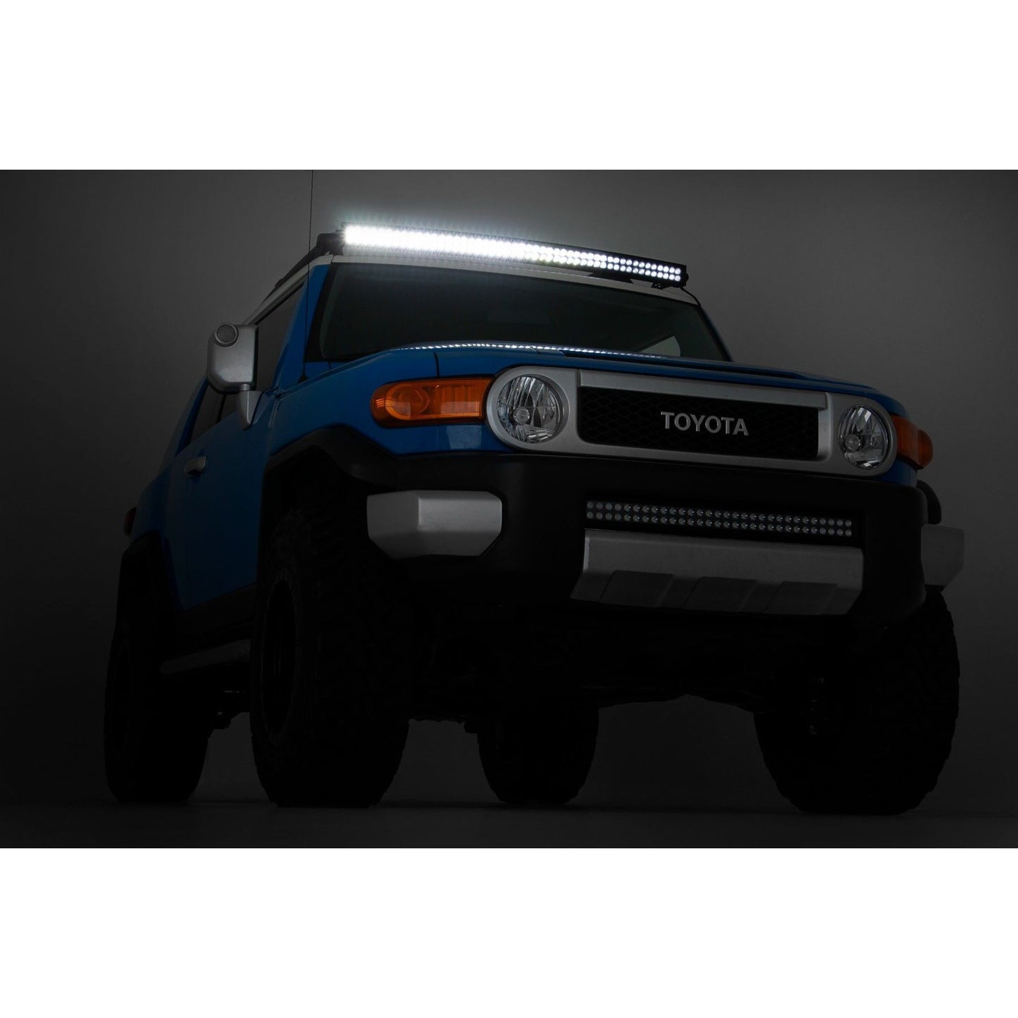 ROUGH COUNTRY 50 Inch Black Series LED Light Bar | Curved | Dual Row | 72950BL