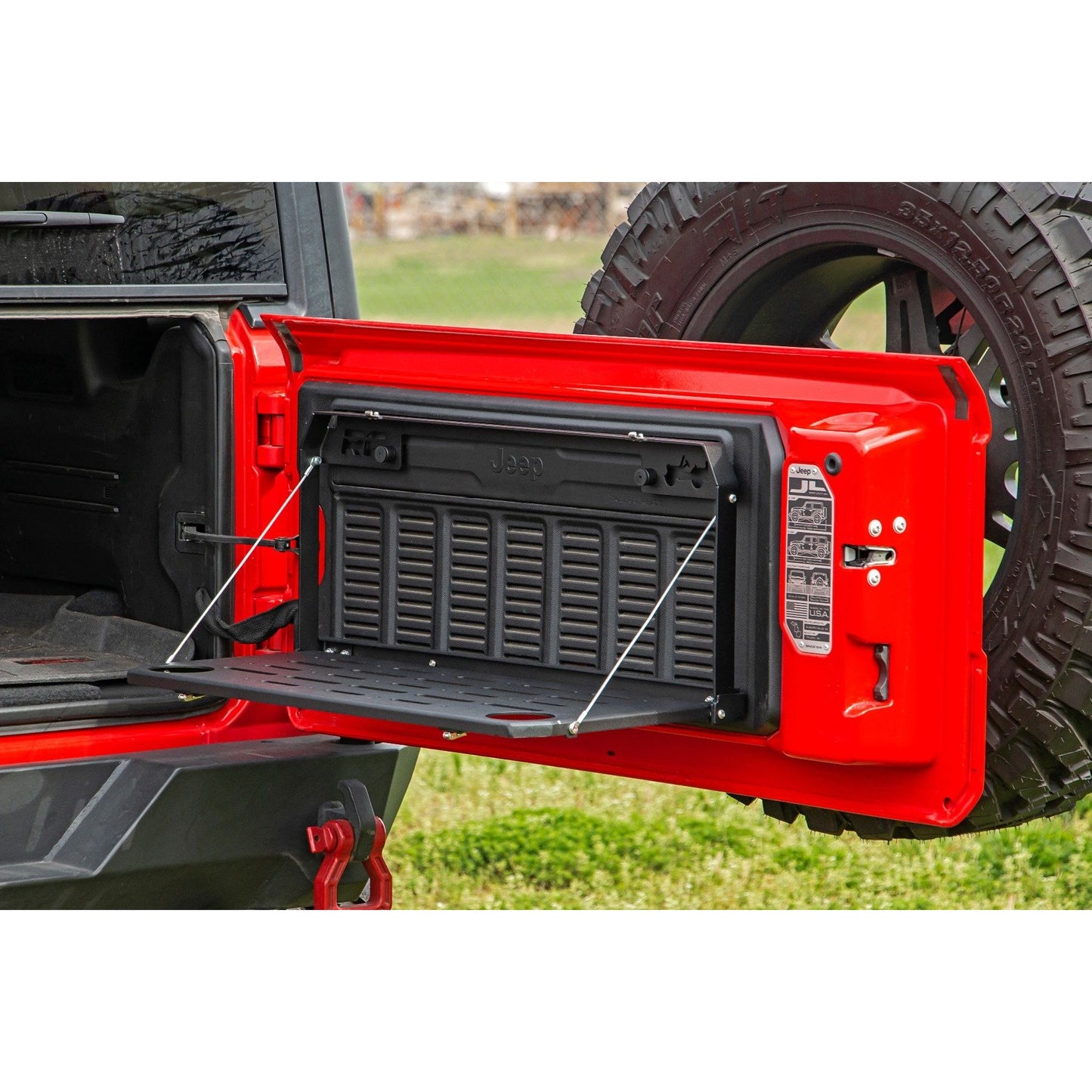 ROUGH COUNTRY Tailgate Table | Jeep Wrangler JL (18-25)/Wrangler Unlimited (18-25) | 10625