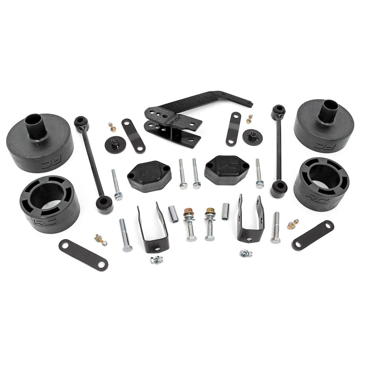 ROUGH COUNTRY 2.5 Inch Lift Kit | Spacers | Series II | Jeep Wrangler JK/Wrangler Unlimited (07-18) | 635