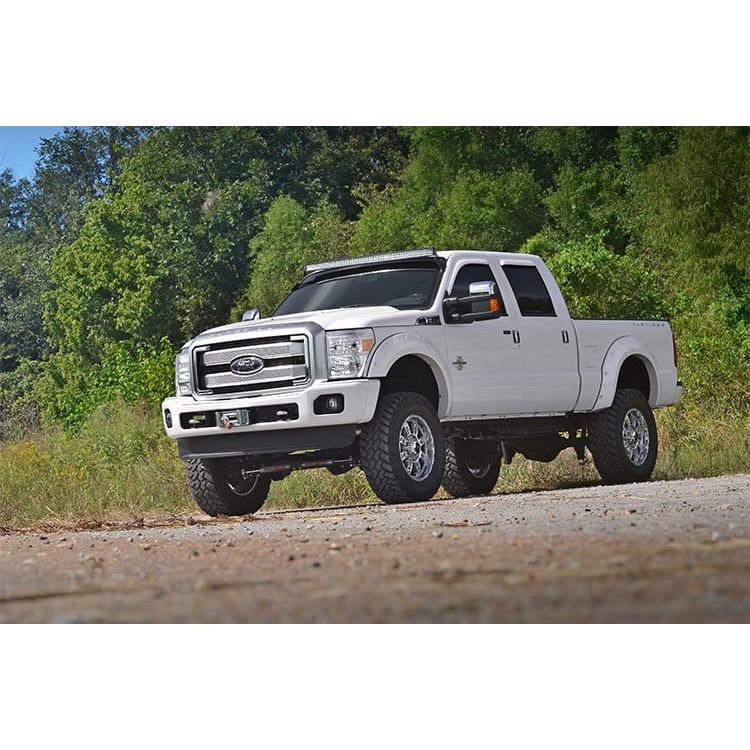 ROUGH COUNTRY LED Light Mount | Upper Windshield | 54" Curved | Ford F-250/F-350 Super Duty (99-16) | 70516