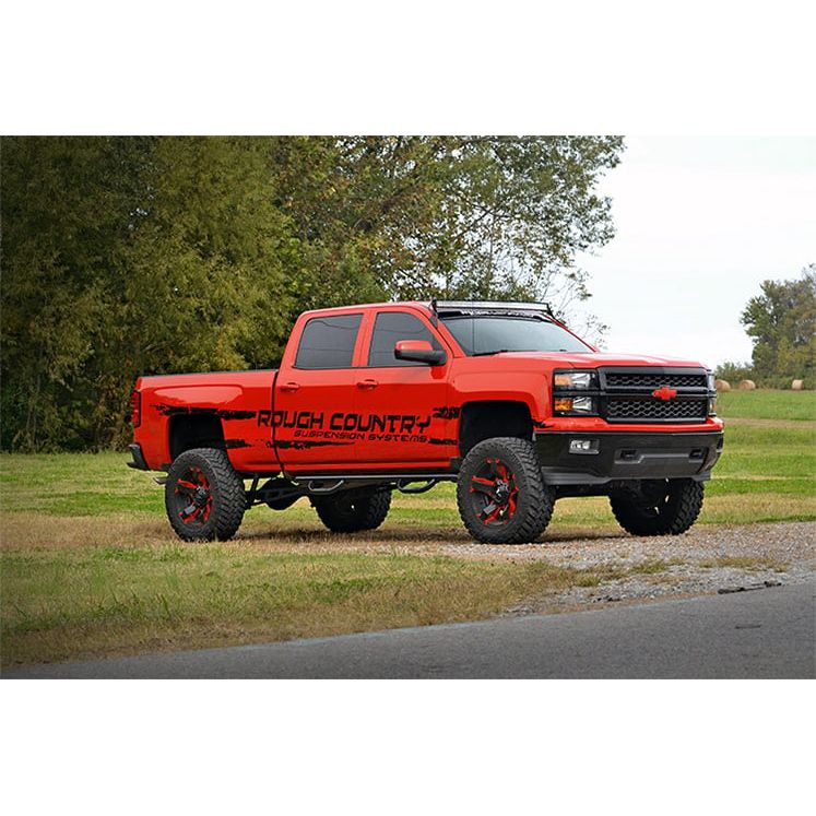 ROUGH COUNTRY LED Light Mount | Upper Windshield | 54" Curved | Chevy/GMC 1500 (14-18 & Classic) | 70514