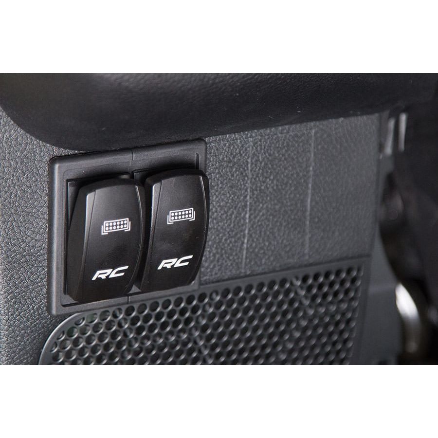 ROUGH COUNTRY Auxiliary Switch Bezel | Dual | 709B-2