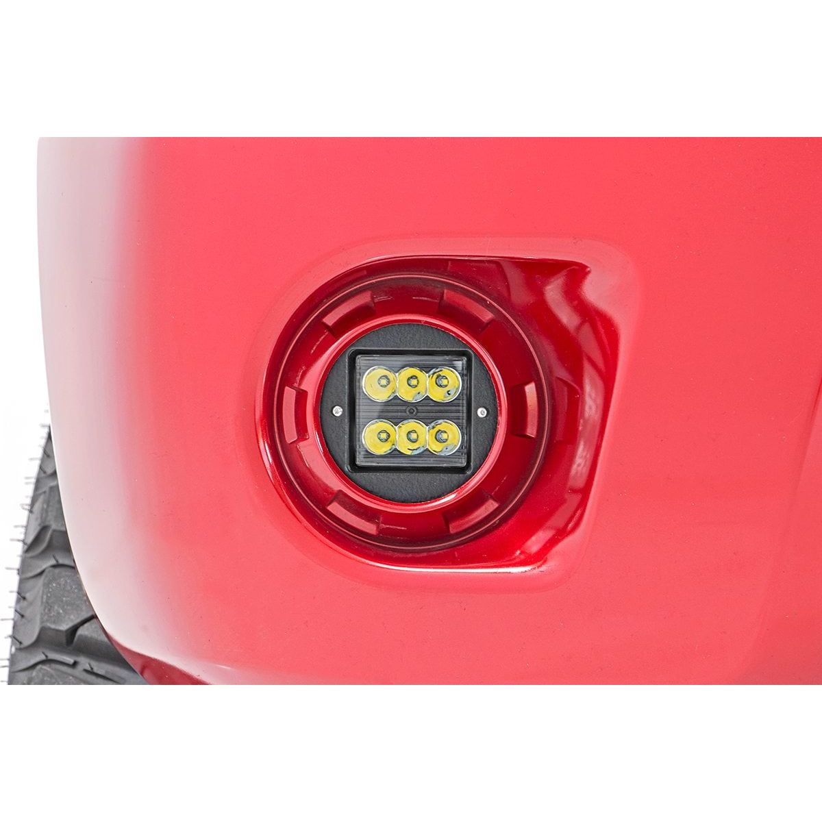 ROUGH COUNTRY LED Light Kit | Fog Mount | 2" Black Pair | Spot | Nissan Frontier (05-20) | 71023